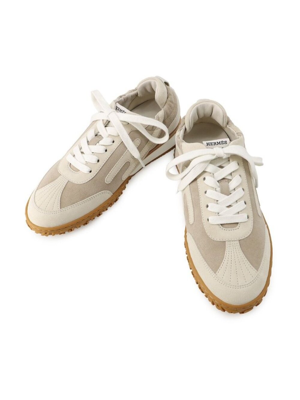 Hermes Sneakers Jet Leather Suede 36 Shoes